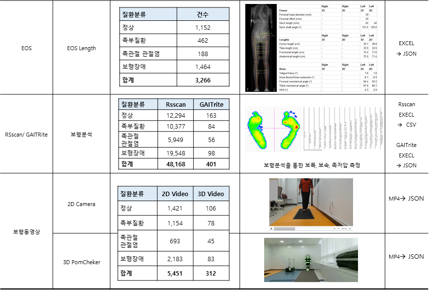 족부질환 및 재활경과 판단을 위한 보행 동영상-수집 데이터에 따른 데이터 구축_1