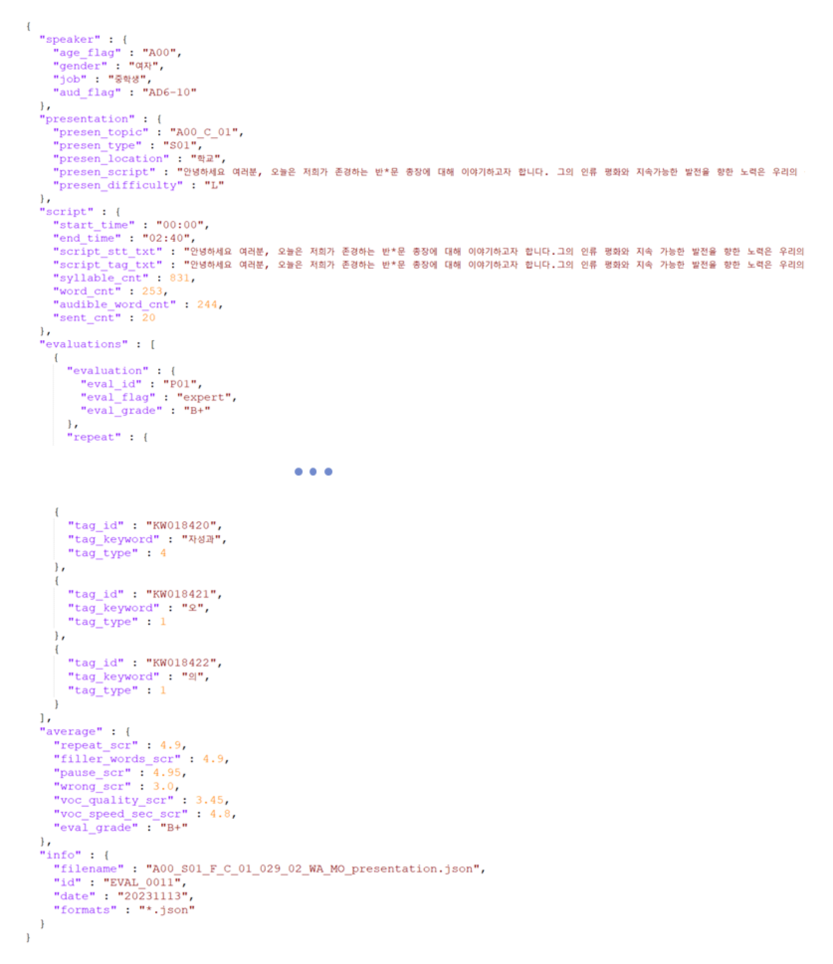 [언어적] 라벨링 데이터 json 형식